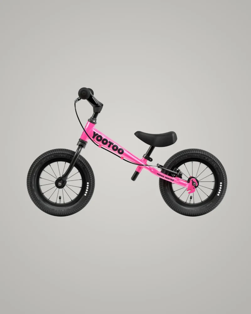 Kinderlaufrad in Pink von Yedoo mit leichtem Rahmen.