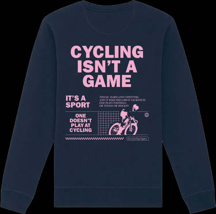 Radfahren ist kein Spiel Fahrrad-Pullover