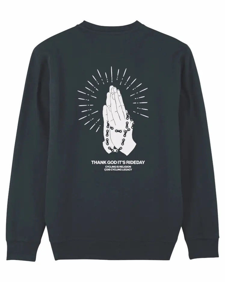 Radfahren ist Religion-Pullover
